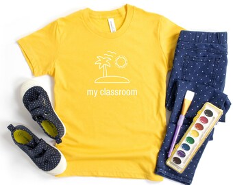 Homeschool Kid Shirt, Homeschool Tee, Beach Tee, Classroom Shirt