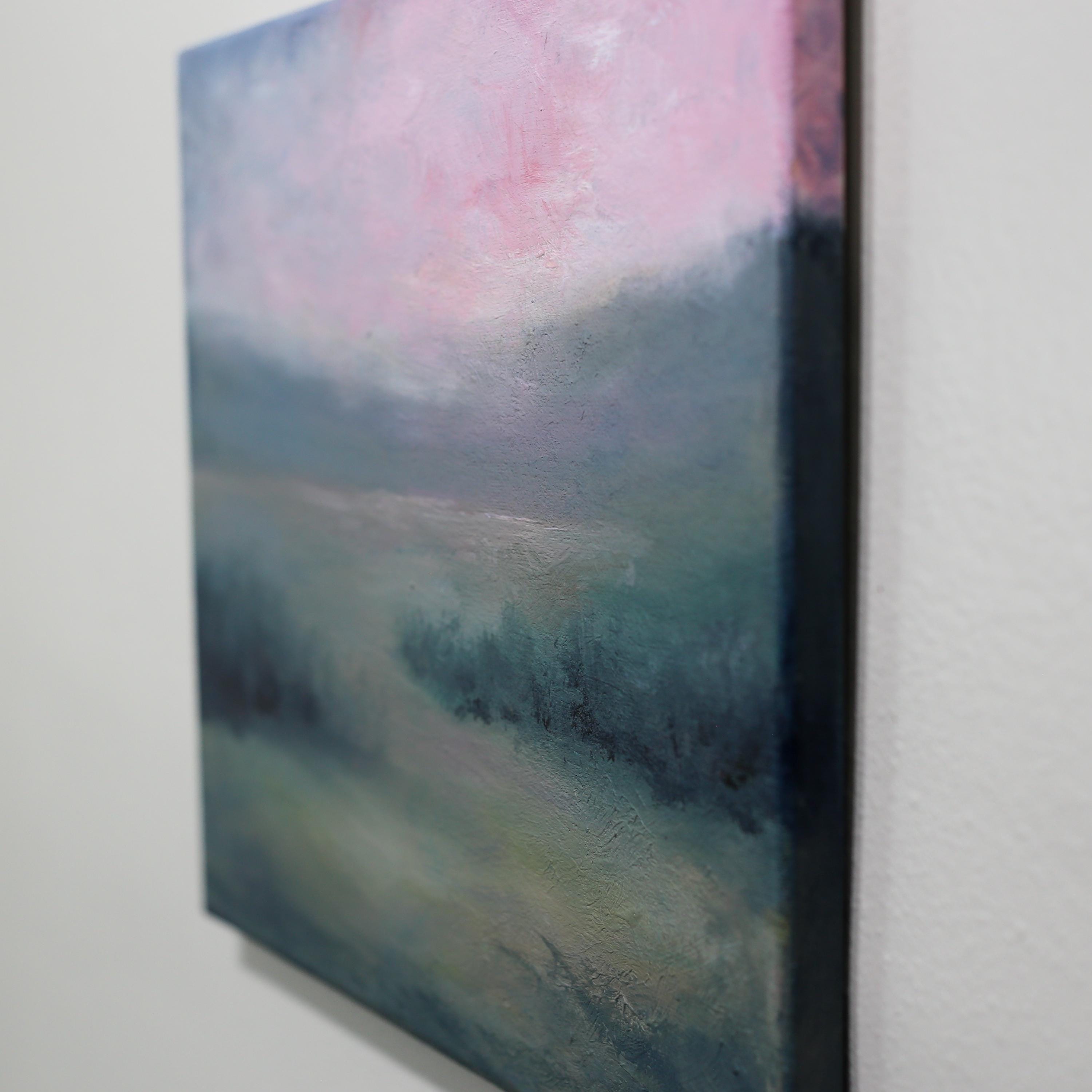 抽象画 風景 アクリル画 風景画「走る窓辺にて」アクリル画 / B3 額なし by 福家佳則 / Fukei
