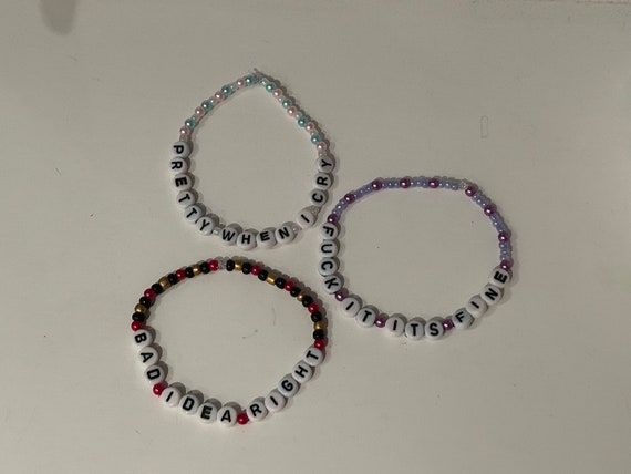 Olivia Rodrigo Guts inspired bracelets! Guts World Tour - great gift for  fans! - Wishupon