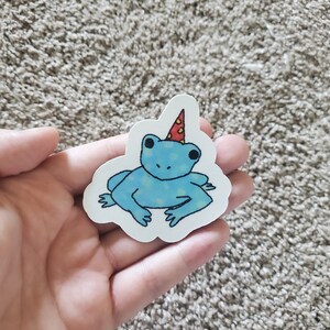 Party Frog Sticker
