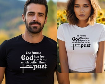 Camisa del futuro de Dios para ti, camisa unisex, camisa cristiana, camisa de fe, camisa de sacerdote, camisa religiosa, camisa de pastor, camisa católica