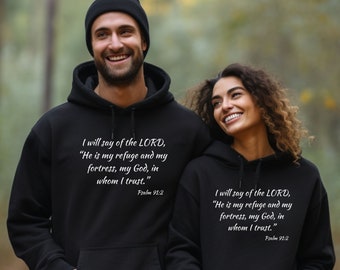 I will say of the Lord Hoodie, Unisex-hoodie, bible hoodie, Christian merch, Jesus clothes, worship hoodie, Christian clothing, Jesus hoodie