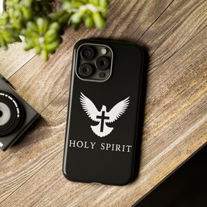 Holy Spirit Tough iPhone Case, Strong Phone Case, Jesus Phone Case, Christian Phone Case, Cross Phone Case, Dove Phone Case