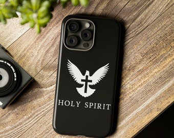 Holy Spirit Tough iPhone Case, Strong Phone Case, Jesus Phone Case, Christian Phone Case, Cross Phone Case, Dove Phone Case