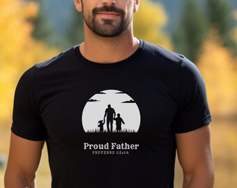 Proud Father Shirt, Christian shirt, religious shirt, Bible Shirt, Inspiring Shirt, Father Shirt, Catholic Shirt, Dad Gift, unisex shirt
