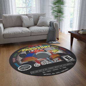 Mario Kart 64 Teppich, Mario Kart Retro, Handgemachter Retro Teppich, Schlafzimmer Retro Teppich, Retro Teppich, Teppich Geschenk, Beliebter Teppich, Gaming Geschenke für Männer