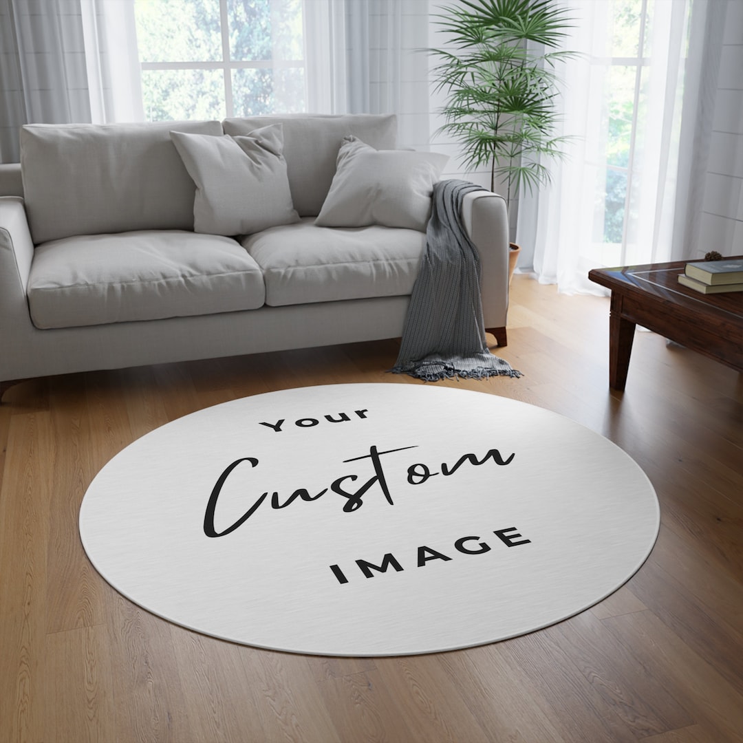 Custom Round Rug, Tufted Rug, Customized Rug, Custom Rug Design, Create