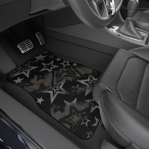 Star Mix Car Floor Mats 2pcs Emo Car Accessories Star Gifts for Him Goth Car Accessories Car Mats for Men Jdm Gift Car Guy Best Gift Etsy
