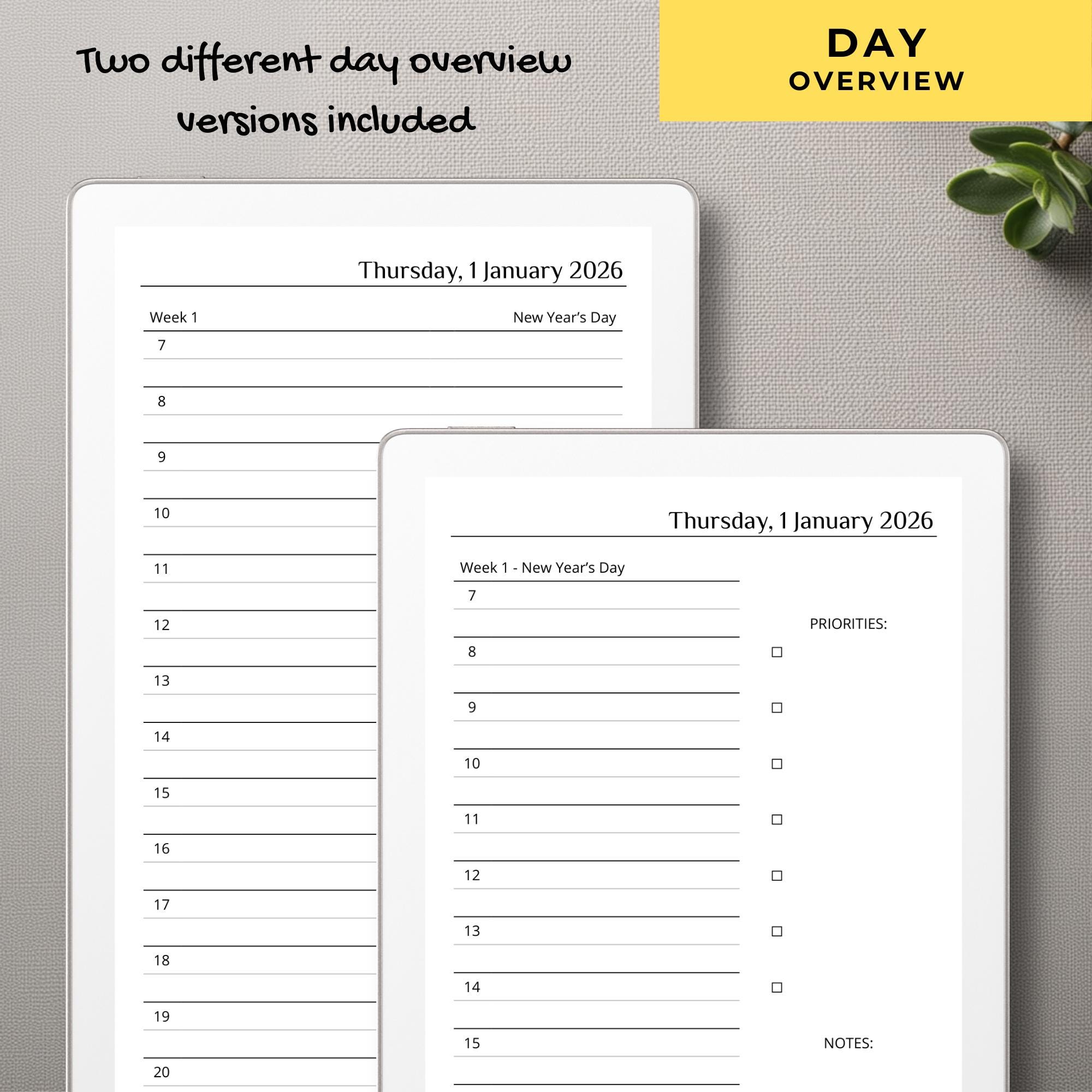 2026 Digital Planner for Remarkable Paper Pro Move | Hyperlinked PDF ...