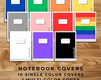 Notebook Covers for reMarkable Paper Pro, rM2, Onyx Boox, E-ink color template, rMPP, PDF, planner, organize