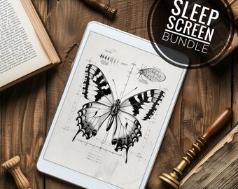 Screensavers for Remarkable, rM2, Onyx Boox - 18 Images Bundle - Custom Sleep Screen/Screensaver/Power Off Screen/Template, Cats, Dogs, Pets