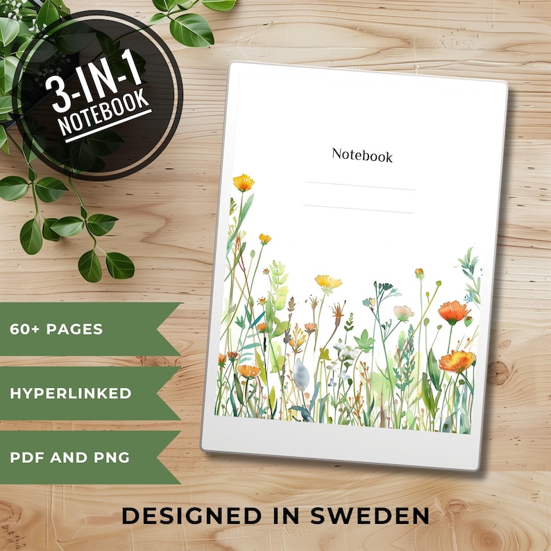 Gallery Detail: Notebook For Remarkable Paper Pro Onyx Boox E Ink Custom