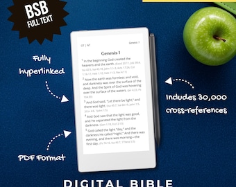 BSB Digital Bible – PDF Edition Journaling Bible – for reMarkable Paper Pro Move | E-ink