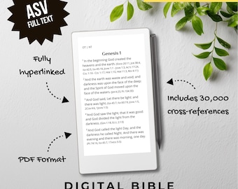 ASV Digital Bible – wydanie PDF – dla reMarkable Move, urządzeń E-ink, rMPPM, PDF