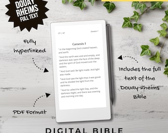 Douay-Rheims Catholic Digital Bible – PDF Edition – for reMarkable Move, E-ink, DR, rMPPM, PDF