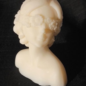 Blindfolded Lady Sculpture Candle