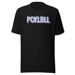 Pickleball Red, White, and Blue Soft and Comfortable Unisex t-shirt