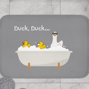 Bath Mat, duck decor, duck, duck goose