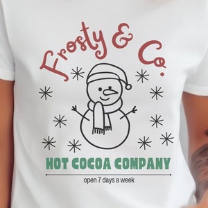 Frosty & Co. Christmas T-Shirt: Vintage Snowman Tee
