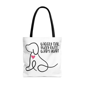 Lindo bolso de mano para perros, perfecto para mamá de perros, amante de los perros, que lleva suministros para perros cuando se dirige a la guardería o a la casa de la abuela.