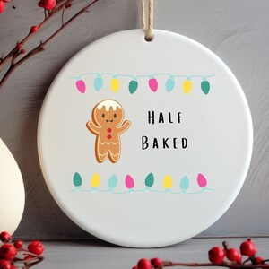 Adorno navideño, adorno divertido, adorno navideño, regalo de amigo