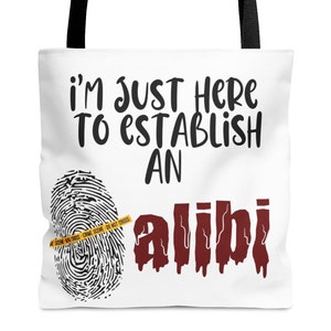 Tote Bag (AOP), True crime lover tote, true crime fan, true crime, gift, man gift, woman gift, friend gift, mom gift, dad gift