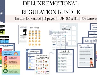 Bundel emotionele regulatie: gevoelensthermometers, copingvaardigheden (digitale download)