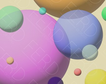 Wielokolorowe tło telefonu z bąbelkami - kule, kolorowe, 3D, cyfrowe, zabawne, jasne, abstrakcyjne, minimalistyczne, zabawne (iPhone X)