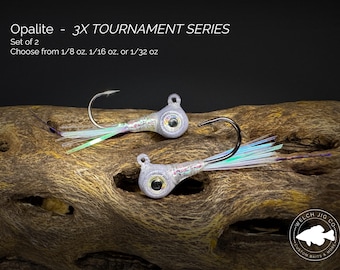 3X Tournament Series: Opalite Crappie Jigs