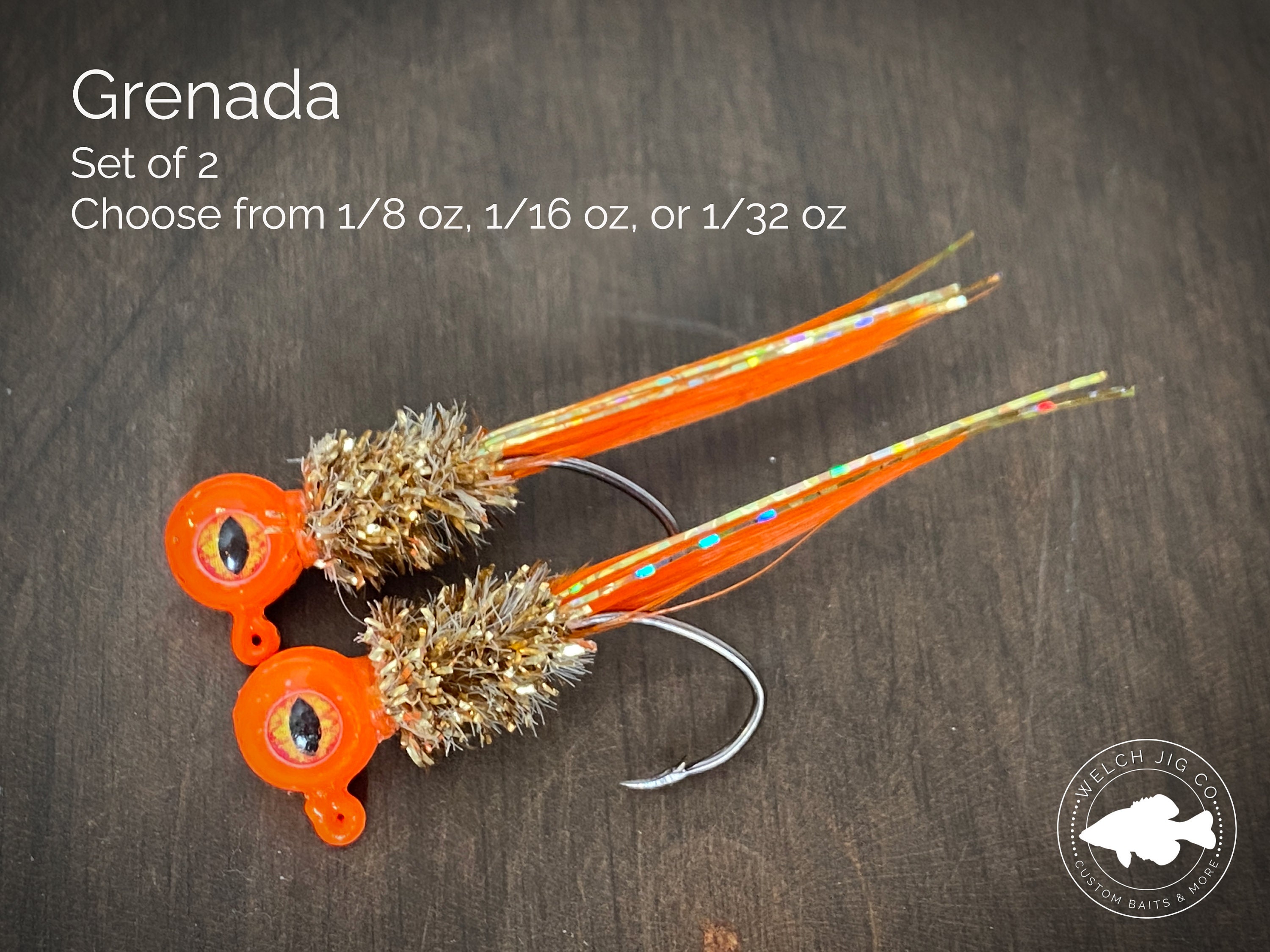 Crappie Jigs: Grenada - Etsy