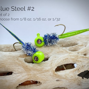 Blue Steel #2 Crappie Jigs