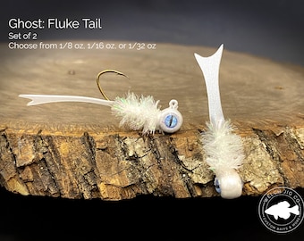 Fluke Tail: Ghost Crappie Jigs