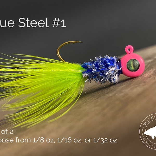 Blue Steel #1 Crappie Jigs