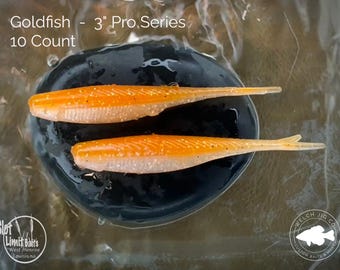 Soft Plastic: 3" Pro Series - Goldfish