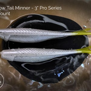 Soft Plastic: 3&quot; Pro Series - Yellow Tail Minner