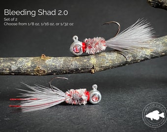 Crappie Jigs: Bleeding Shad 2.0