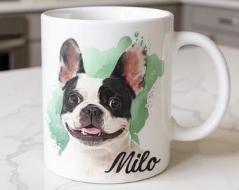 Custom Dog Photo Mug: Personalized Pet Lover Gift