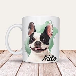 Custom Pet Coffee Mug from Photo, Personalized Dog Mug, Dog Lover Gift, Custom Dog Mom Gift