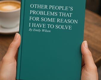 Funny Work Notebook, Other People’s Problems I Have to Solve Journal, Personalized Office Notebook, Coworker Gift, Workplace Humor Planner