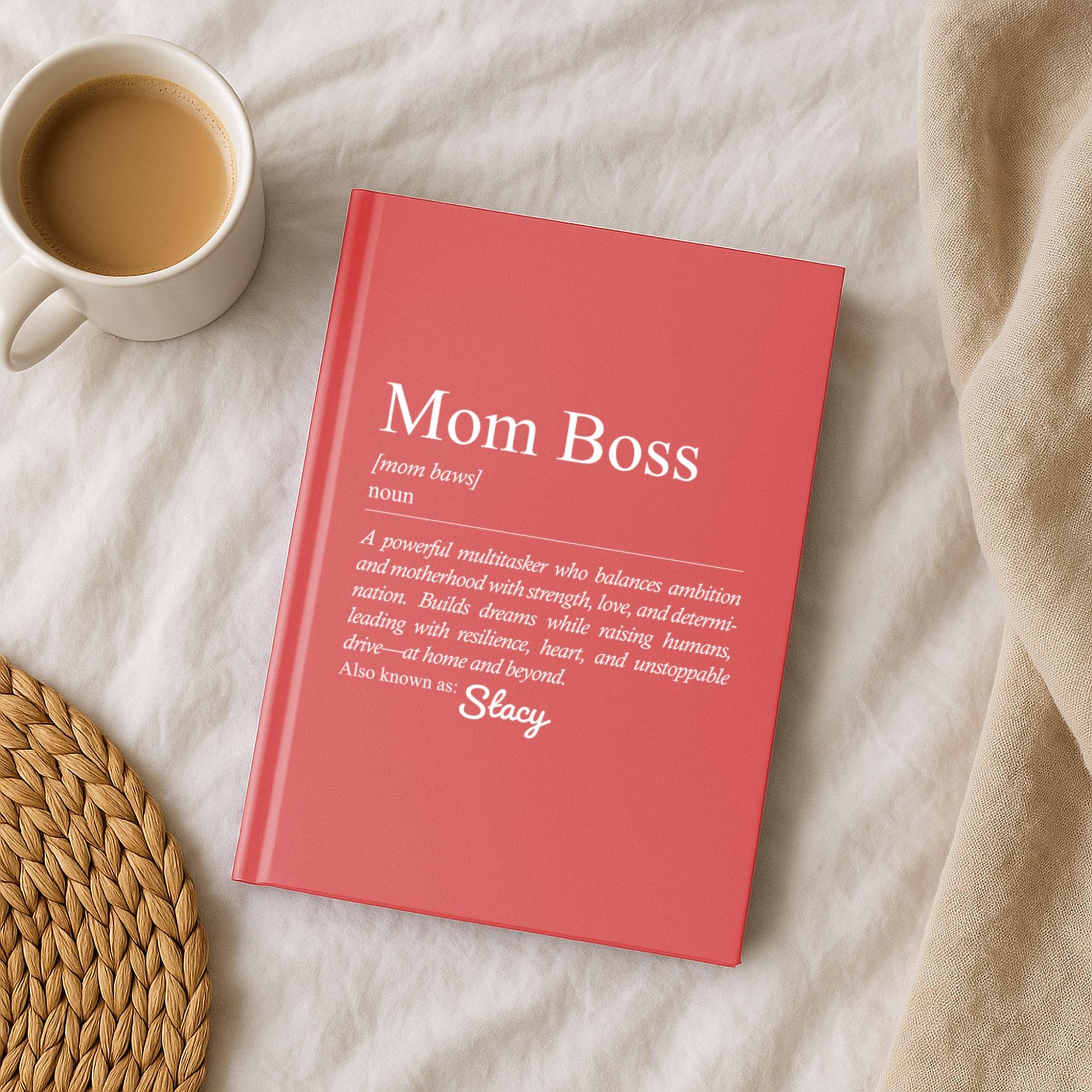 16 Best Gifts For Working Moms: A Complete Guide 2 Mom Boss Definition Journal, Personalized Mom Boss Gift, Custom Name…