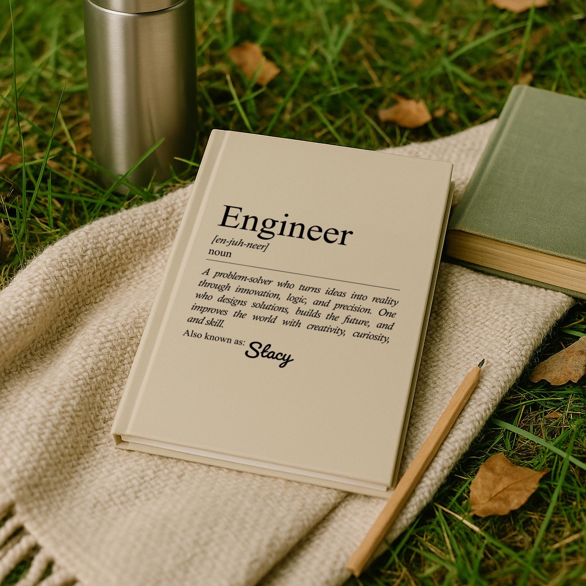 Personalized Engineer Notepad Personalized Engineer Journal, Custom STEM Gift for Engineer or Student ...