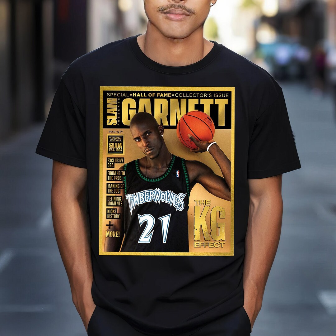 Kevin Garnett SLAM Gold Vintage Shirt 90s Merch Hoodie - Etsy