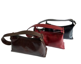 Olasumbo Fiorella Italian Leather Baguette handbag