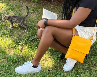 Olasumbo Italian Leather Crossbody Bag