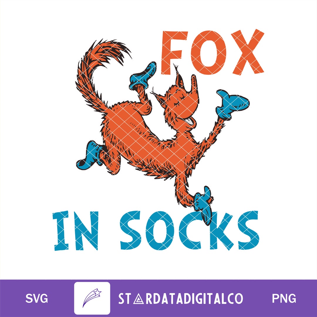 Fox in Sock Svg, the Thing Svg, Reading Svg, Cat in the Hat Svg ...