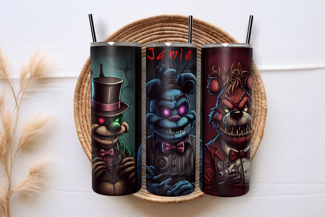 Five Nights at Freddys Tumbler FNAF Stainless Steel Tumbler