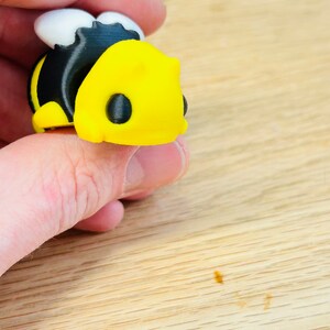 Mini Honey Bee 3D Printed Articulated Small Fidget Toy Insect Nature ...