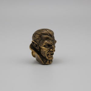 Vampire Cabinet Knob | Bronze Gothic Drawer Handle | Resin Printed Dracula Hardware