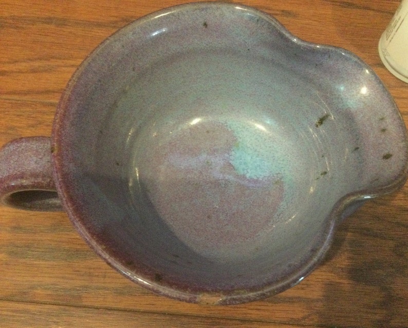 Handmade Signed Pottery Batter Bowl, Creamer, 2 Cup - Etsy