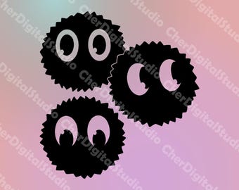 Studio Ghibli Mein Nachbar Totoro Chihiros Reise ins Zauberland sofort download | png svg eps pdf jpg